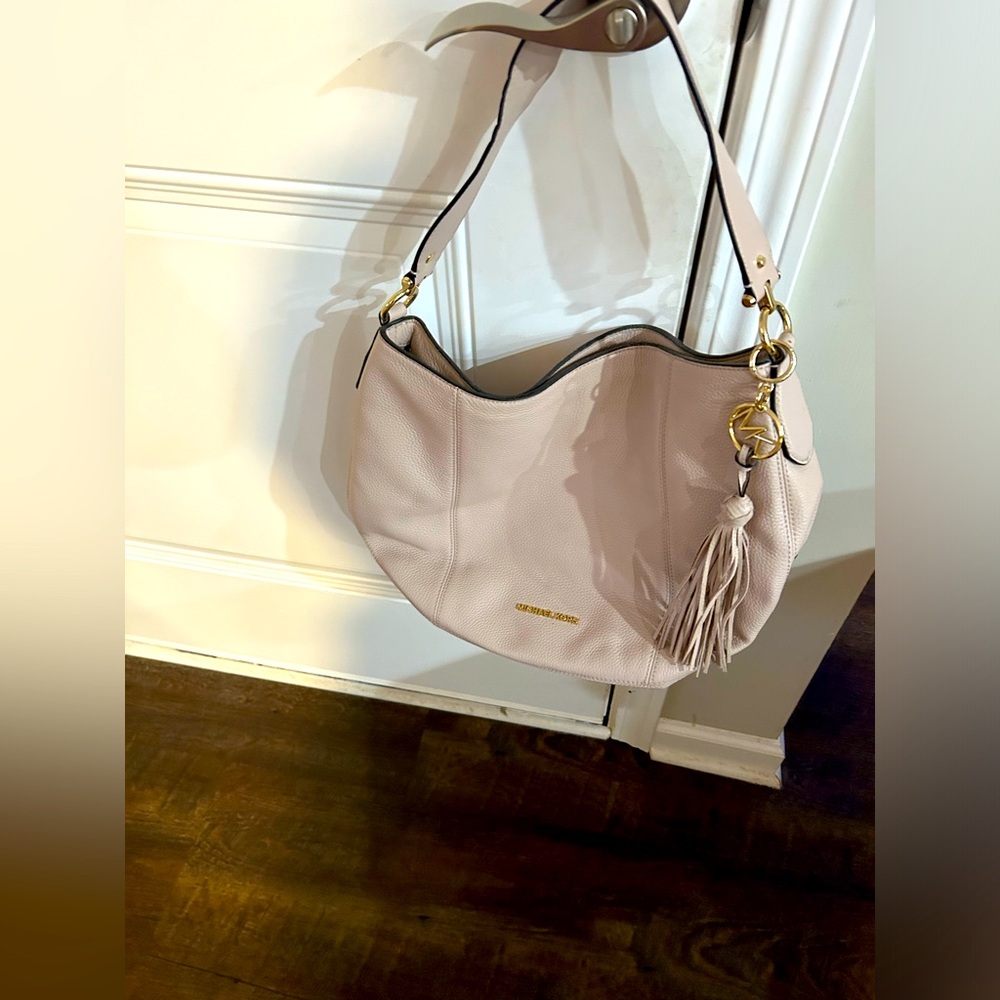 ❤️ NWOT MK Michael Kors Large Pebbled Leather Hobo Bag Shoulder Bag Purse